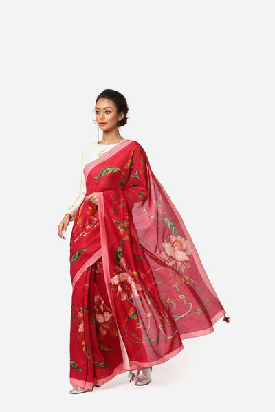 Rani Roses Saree Fashion Yam 