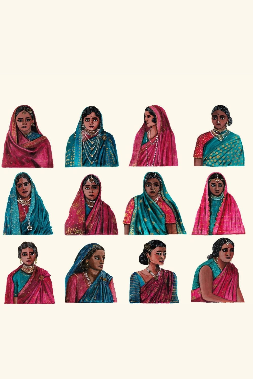 Rani Set of 12 Art Namrata Kumar