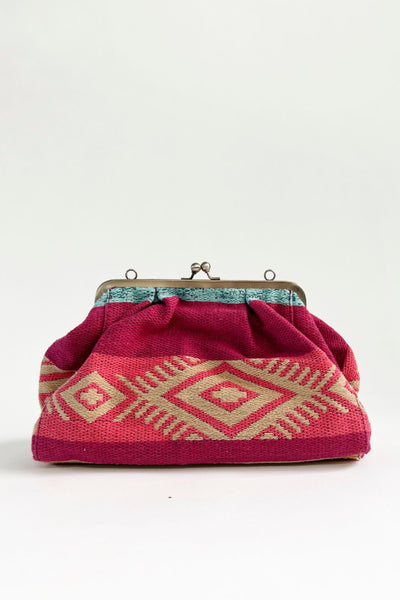 Rasberry Clutch Apparel & Accessories Khara Kapas