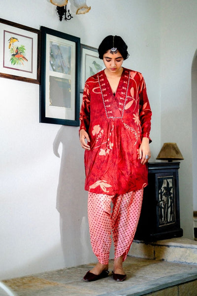 RED JAMAICA SET Fashion Yam