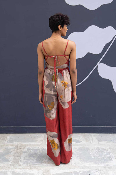 RED POPPIES JUMPSUIT Fashion Yam