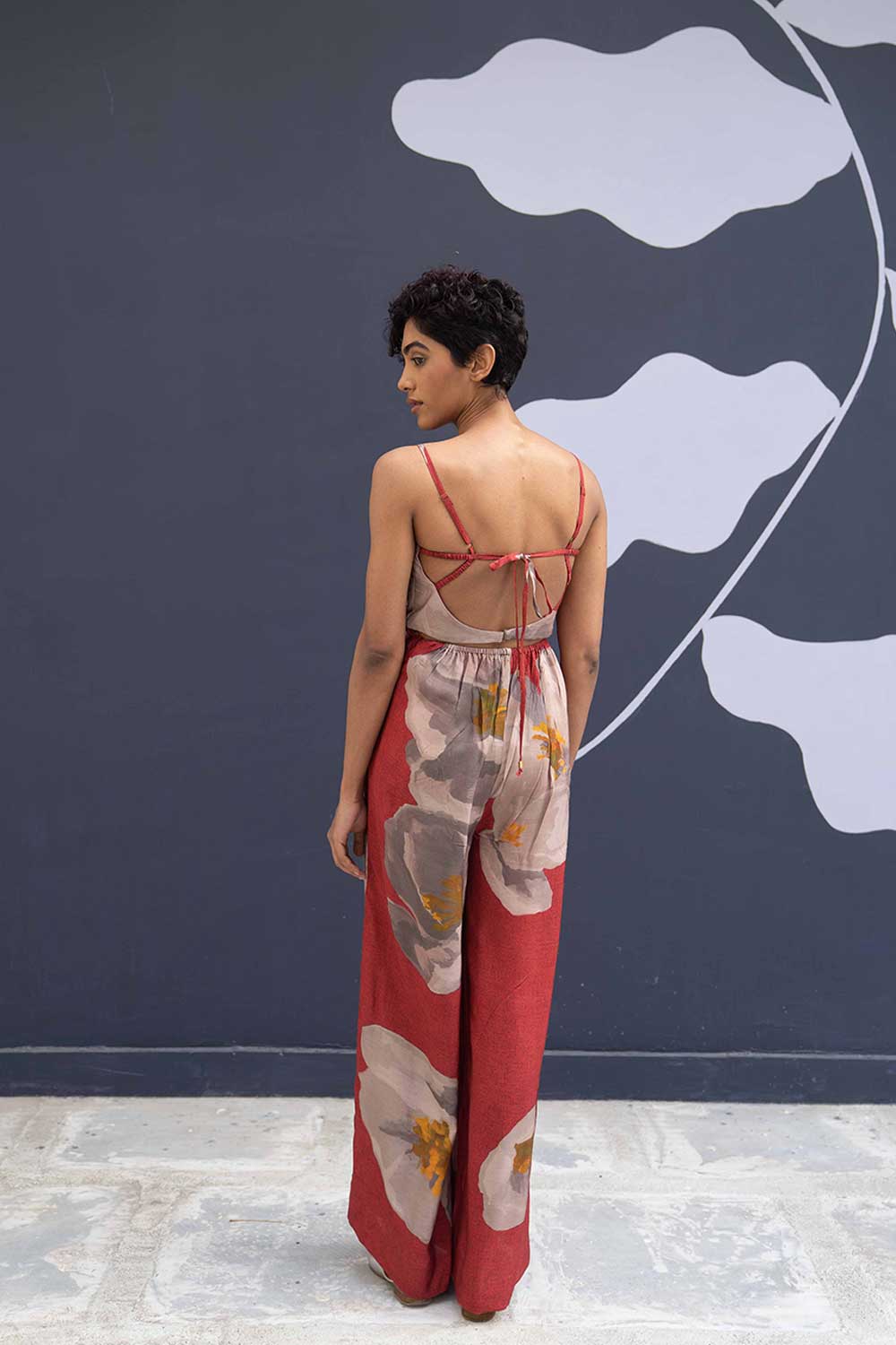 RED POPPIES JUMPSUIT Fashion Yam