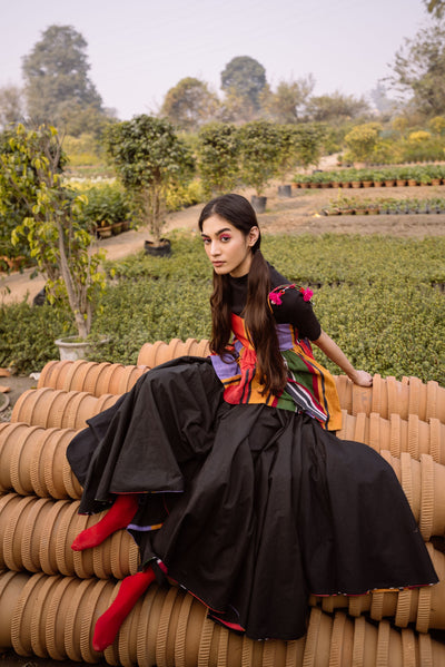 Rekha Gathered Blouse Fashion Yam