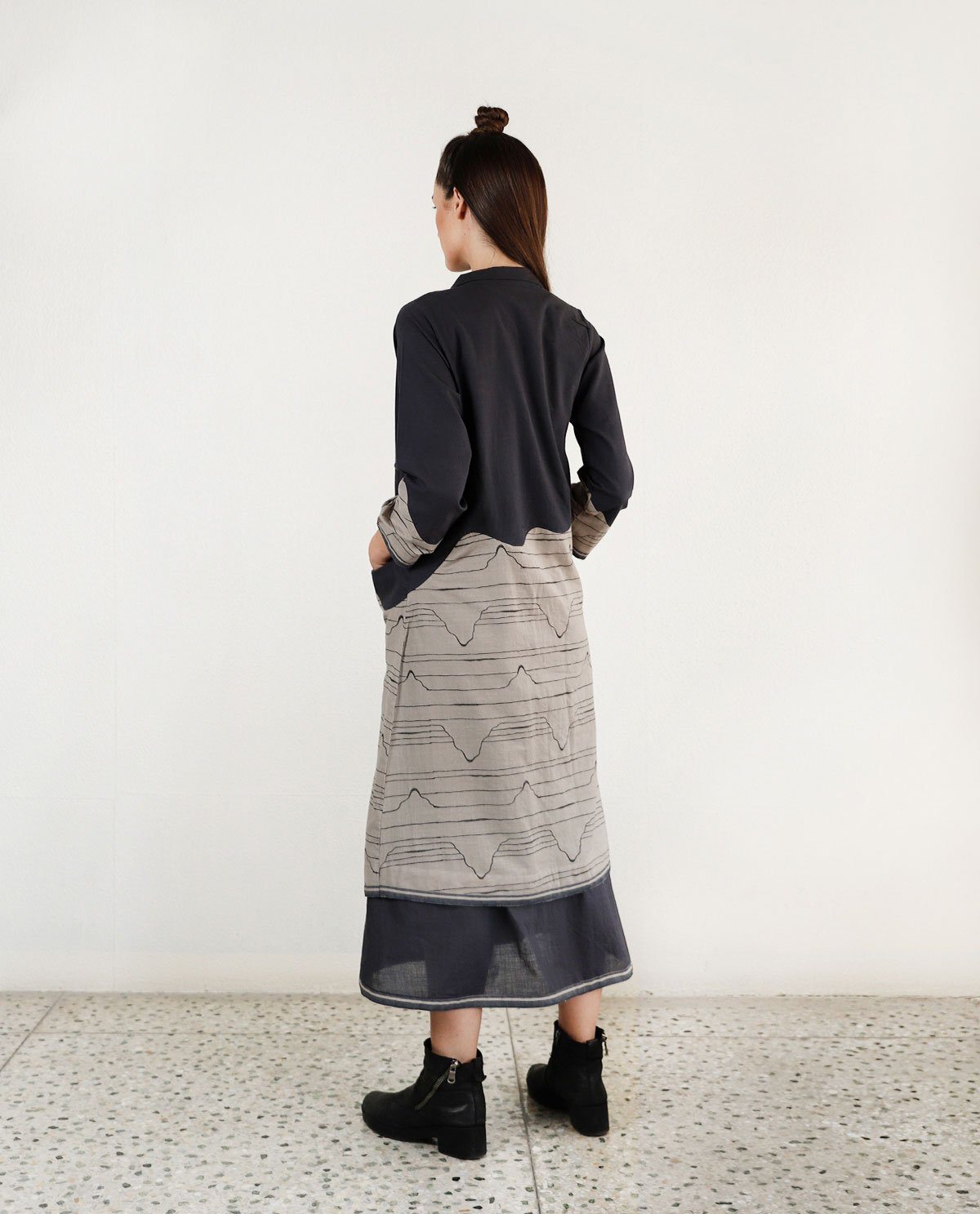 RELAXED WAVES JACKET MAXI CO-ORD Fashion Rias 