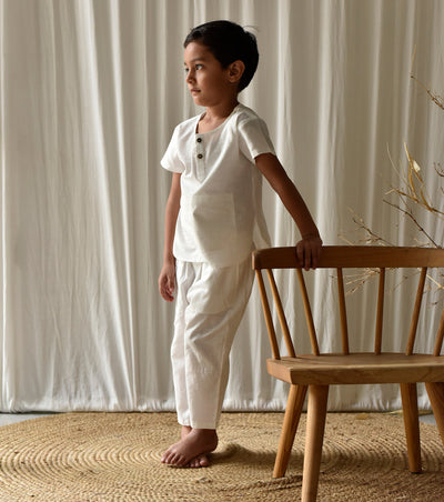 Ripple Co-ord Set Kids Khara Kapas Kids