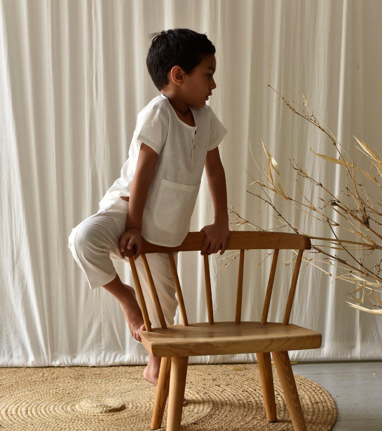 Ripple Co-ord Set Kids Khara Kapas Kids