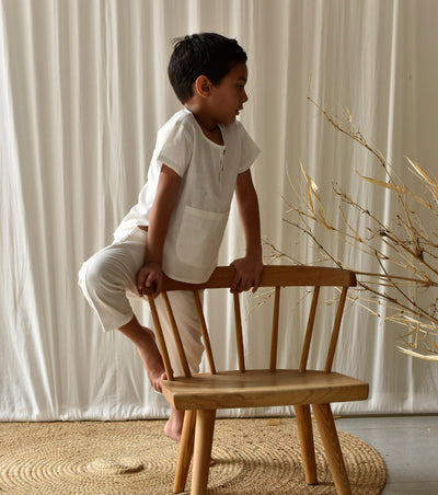 Ripple Co-ord Set Kids Khara Kapas Kids
