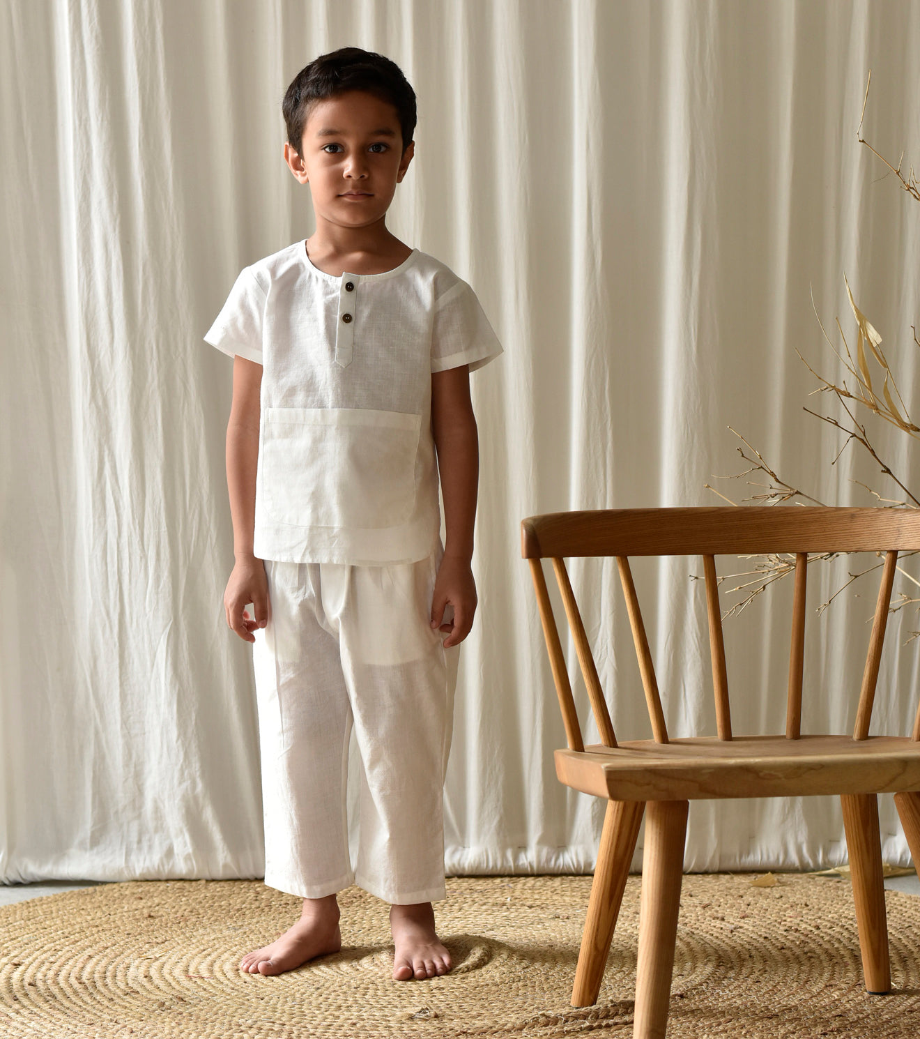 Ripple Co-ord Set Kids Khara Kapas Kids