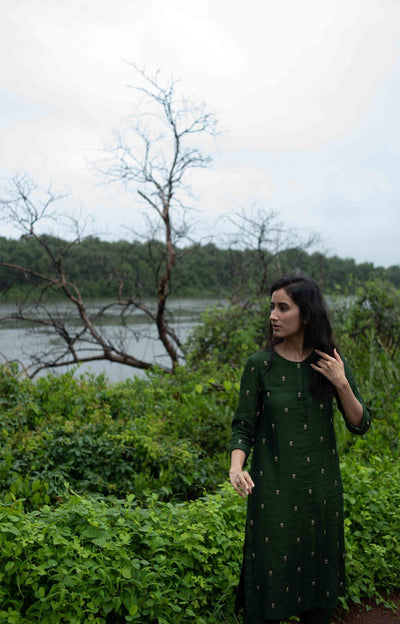 Rohita Emerald Kurta Set Fashion DOT 