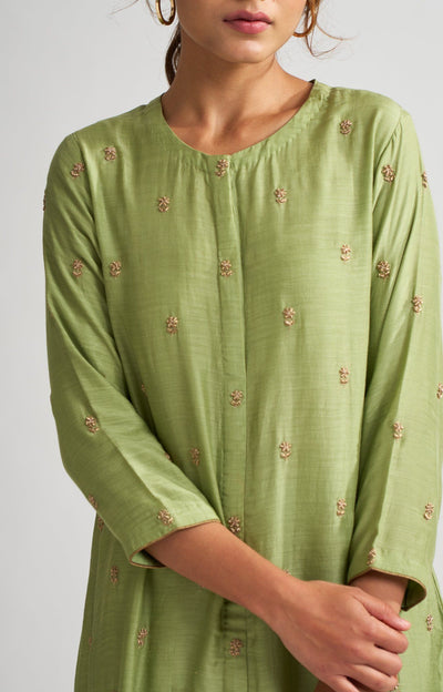Rohita Light Green Kurta Set Fashion DOT