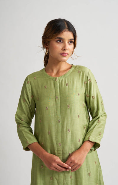 Rohita Light Green Kurta Set Fashion DOT