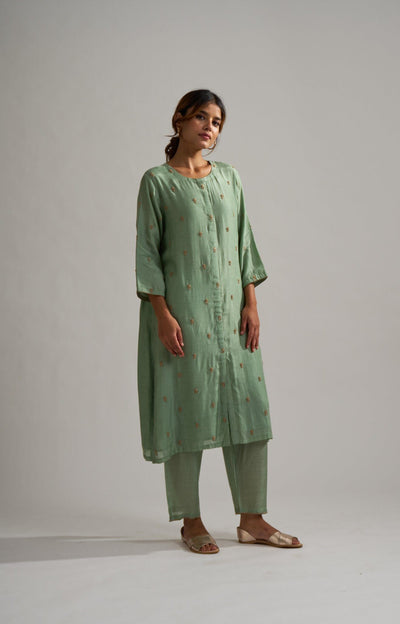 Rohita Mint Kurta Set Fashion DOT