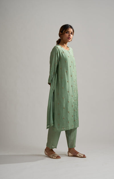 Rohita Mint Kurta Set Fashion DOT