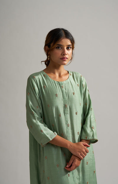 Rohita Mint Kurta Set Fashion DOT