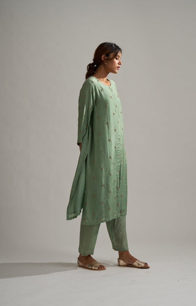 Rohita Mint Kurta Set Fashion DOT