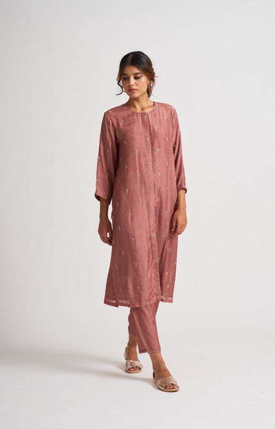 Rohita Old Rose Kurta Set Fashion DOT
