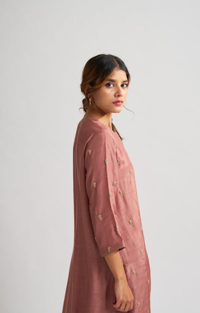 Rohita Old Rose Kurta Set Fashion DOT