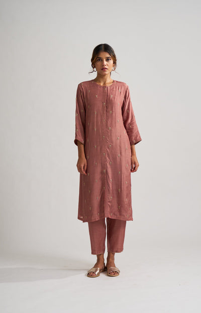 Rohita Old Rose Kurta Set Fashion DOT