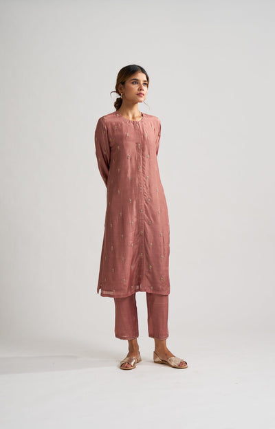 Rohita Old Rose Kurta Set Fashion DOT