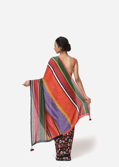 Rose Jaal Saree Fashion Yam