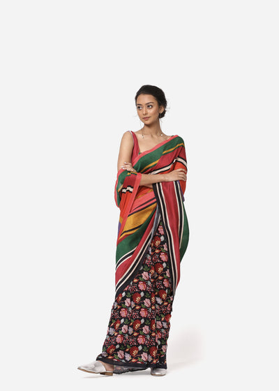 Rose Jaal Saree Fashion Yam
