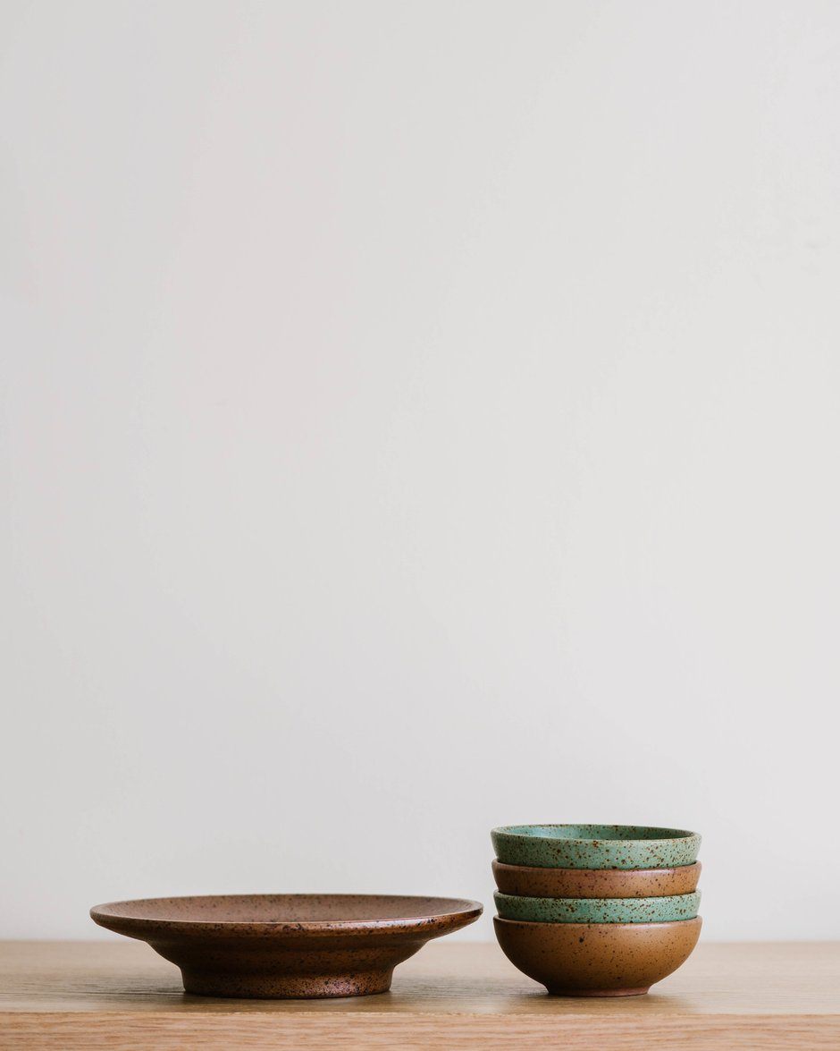 Russet x Pear Green Bowls Bundle Home Maelstrom 