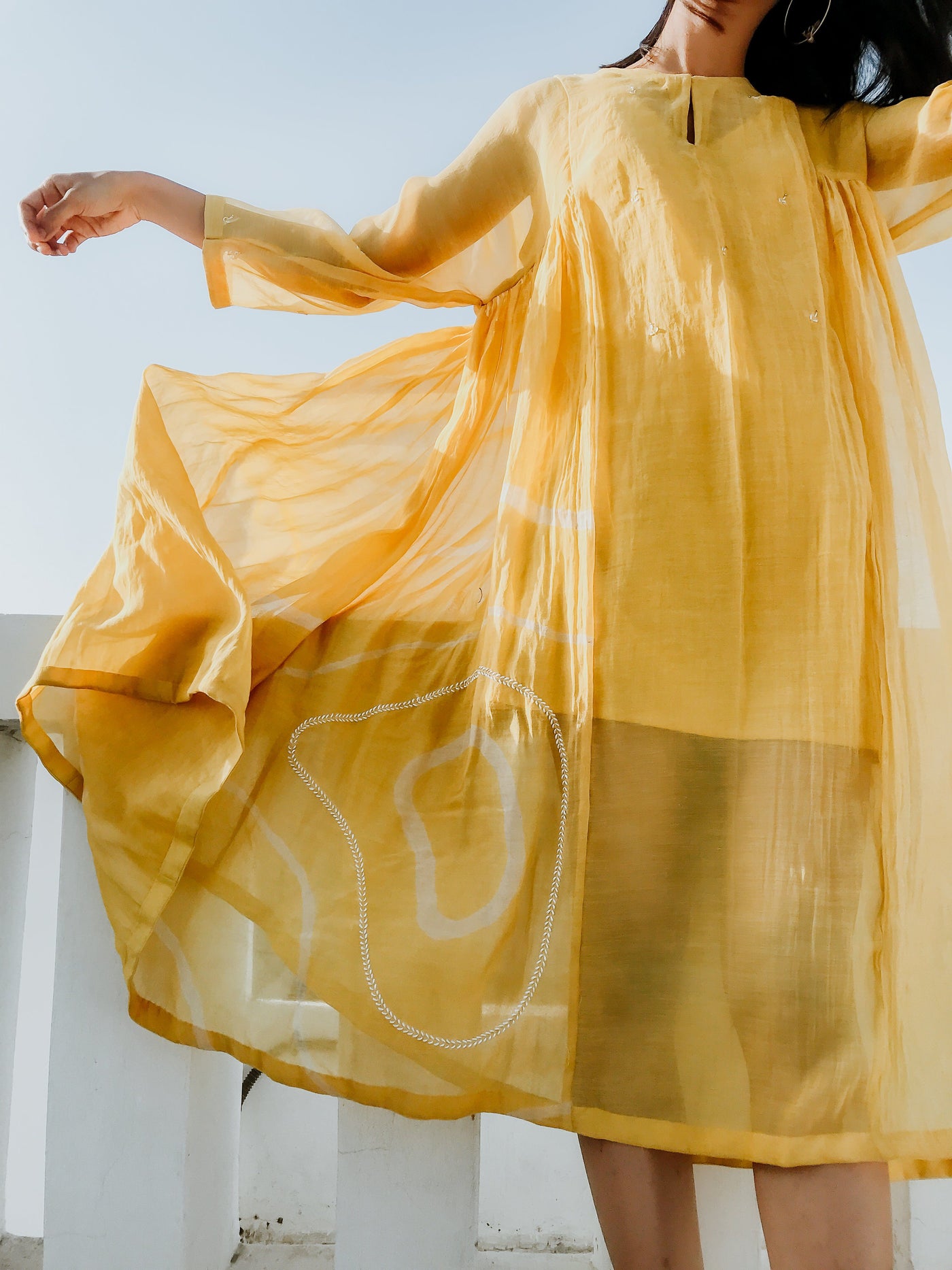 Ruzgar Dress Yellow Fashion Nirjara