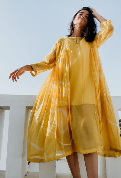Ruzgar Dress Yellow Fashion Nirjara