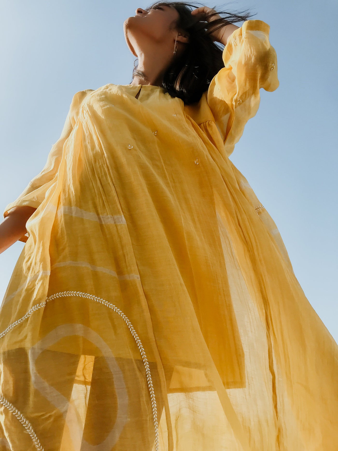 Ruzgar Dress Yellow Fashion Nirjara