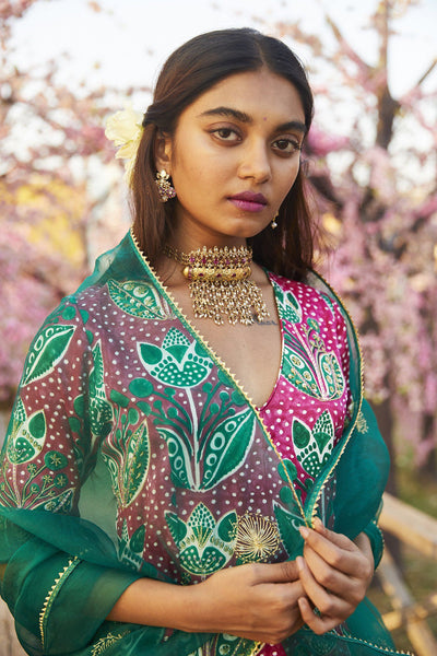 SADABAHAR ORGANZA SILK DUPATTA Fashion JodiLife