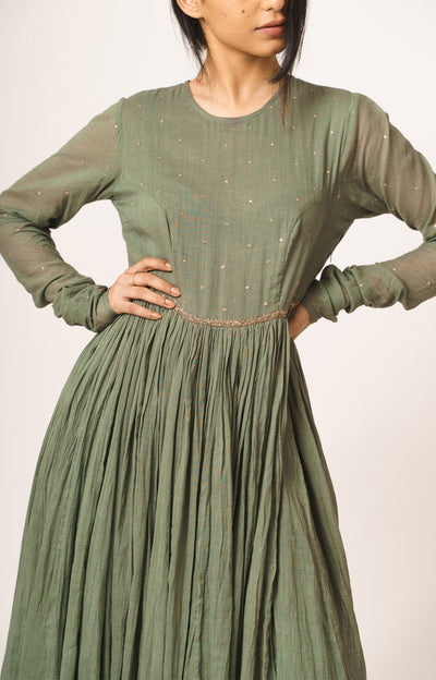 Sage Green Aayat Anarkali Fashion DOT 