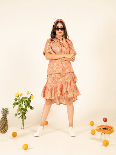 Salome Flounce Skirt Co-Ord Fashion Marche