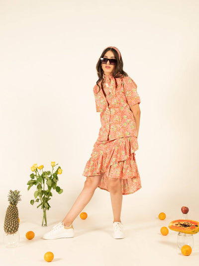 Salome Flounce Skirt Co-Ord Fashion Marche