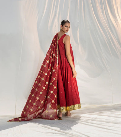 Sangria Flared Maxi Fashion Khara Kapas