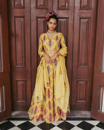 Sariska Silk Lehenga Set With Dupatta Fashion JodiLife