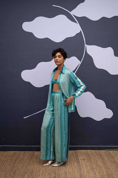 SAVAI CO-ORD AND BRALETTE Fashion Yam