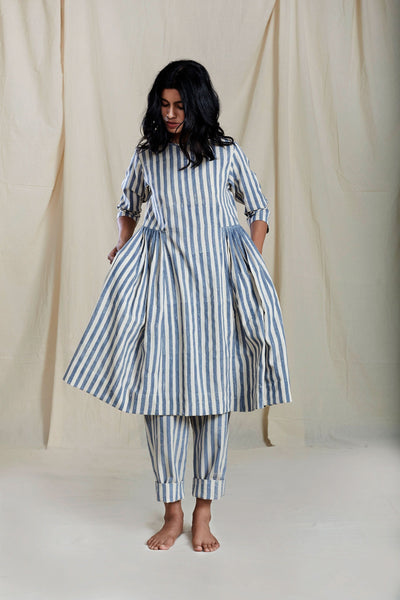 SE MED Oatmeal Stripe Pants Fashion Mati