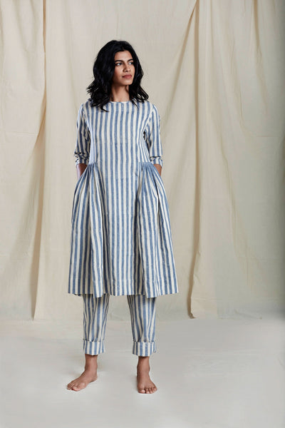SE MED Oatmeal Stripe Pants Fashion Mati