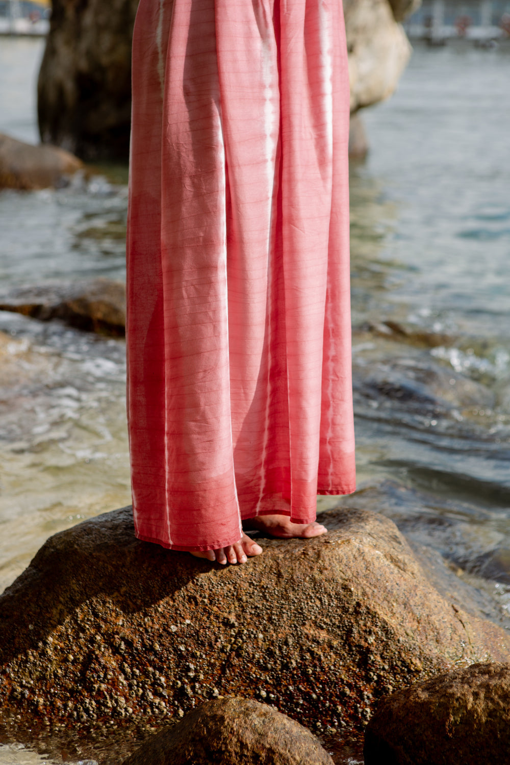 Sea Garden tencel maxi dress Fashion SUI 