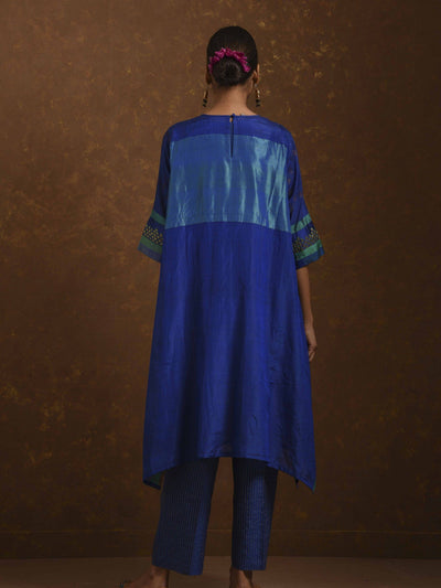 Seher Blue Kurta Set Fashion Priti Prashant 