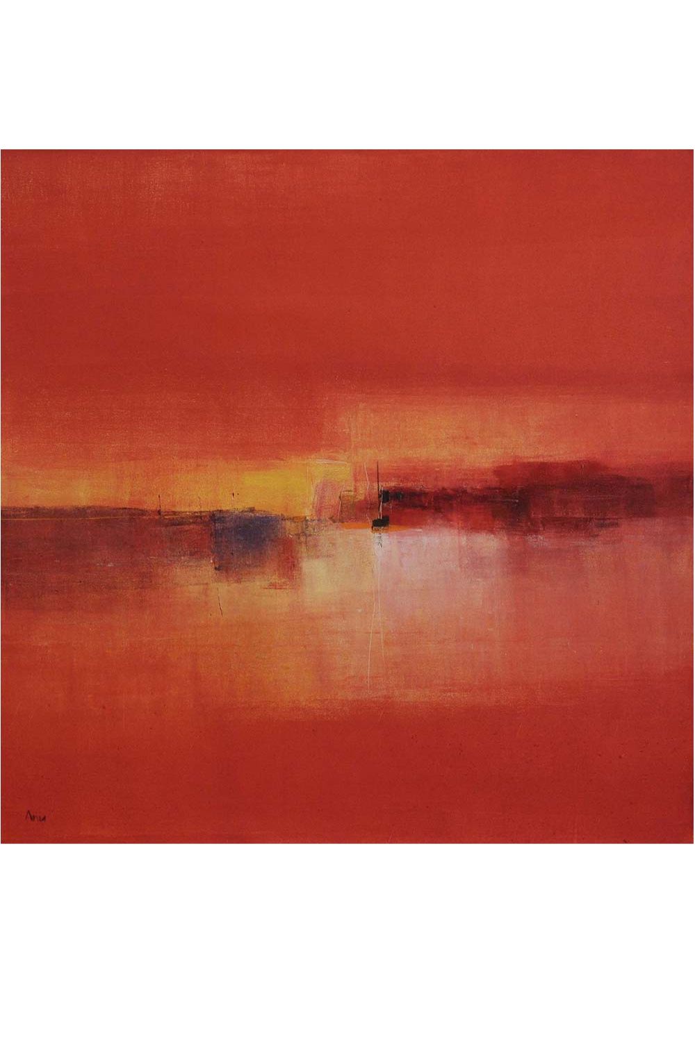 Setting Sun AKAAF22-001 Art Anu Kulkarni 