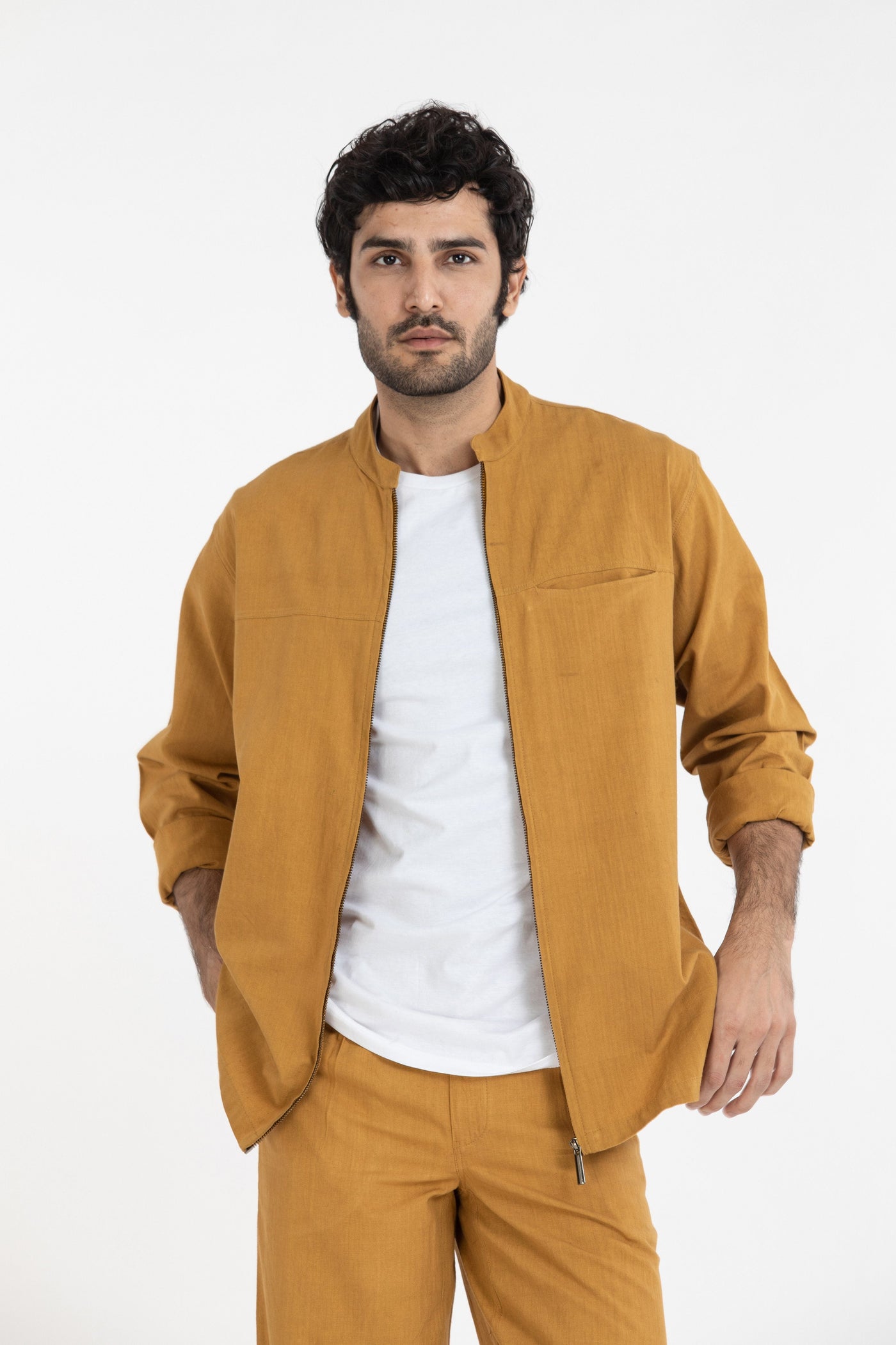 SHACKET CO-ORD- MUSTARD (SET OF 3) Men THREE