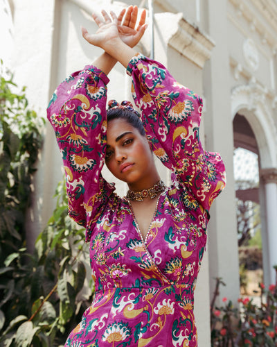 Shekhawati Silk Dress Fashion JodiLife