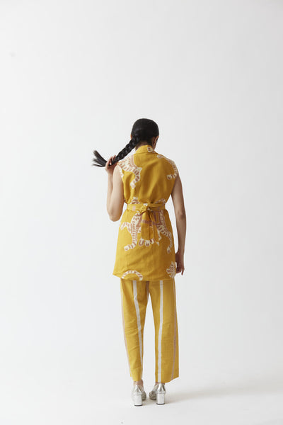 SHERNI JACKET SET (YELLOW) Fashion Yam