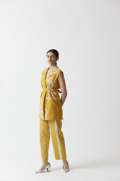 SHERNI JACKET SET (YELLOW) Fashion Yam