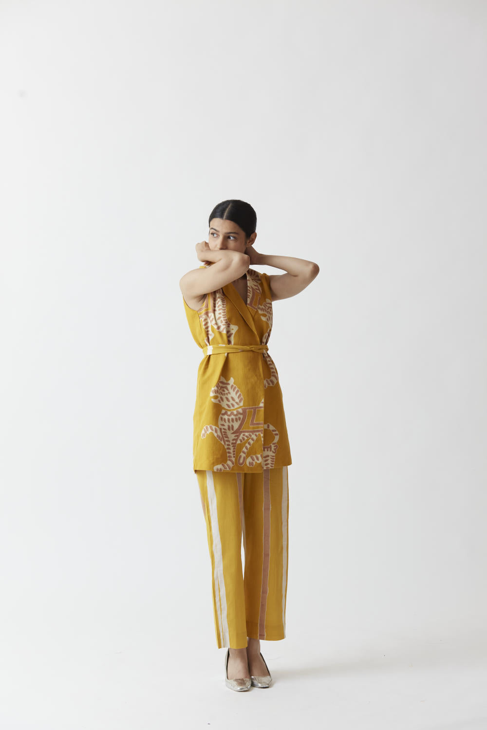 SHERNI JACKET SET (YELLOW) Fashion Yam