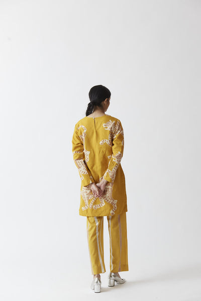 SHERNI KURTA SET (YELLOW) Fashion Yam