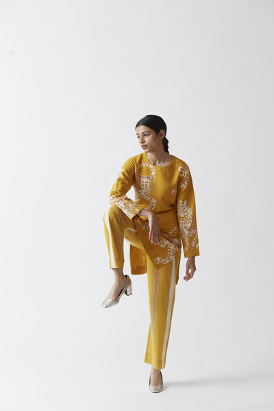 SHERNI KURTA SET (YELLOW) Fashion Yam