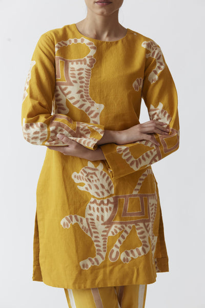 SHERNI KURTA SET (YELLOW) Fashion Yam