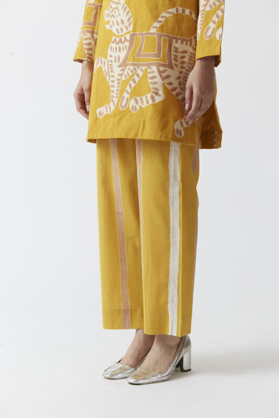 SHERNI KURTA SET (YELLOW) Fashion Yam